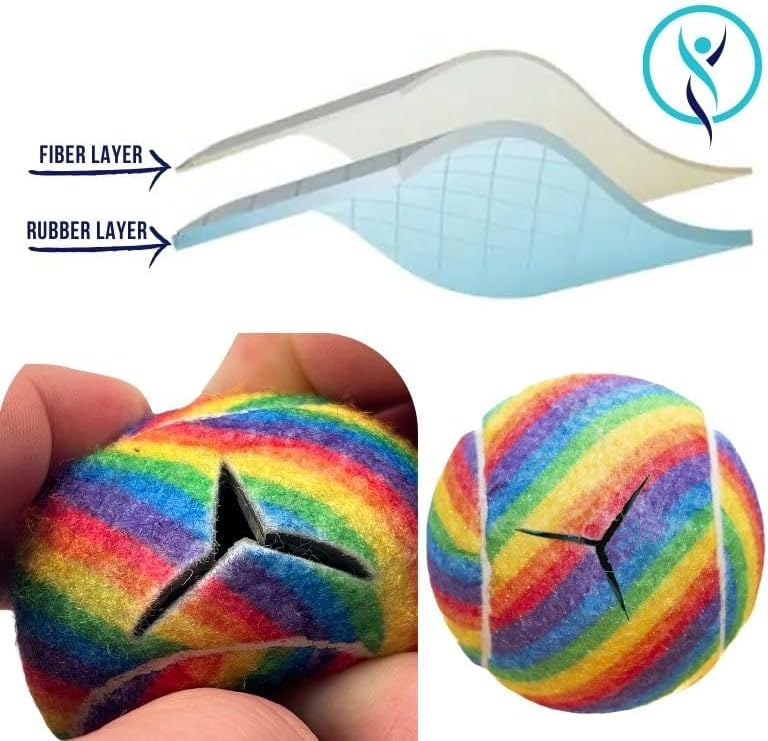 Labtek Ultra-Thick & Extra-Durable Precut Tennis Balls Pack | Pro Glide Kit for Walkers, Chairs, Furniture Feet, Desks, and Table Legs | Enhances Mobility & Protects Floors - Image 3